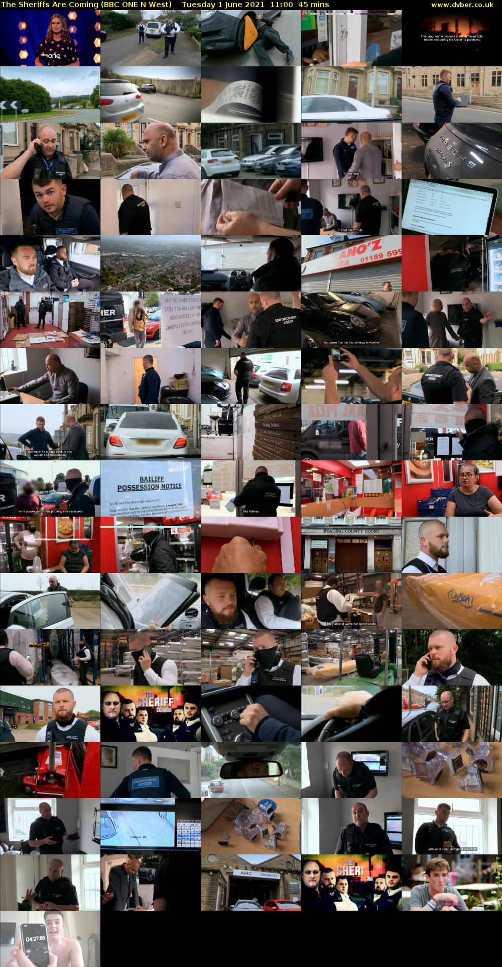 The Sheriffs Are Coming (BBC ONE N West) Tuesday 1 June 2021 11:00 - 11:45