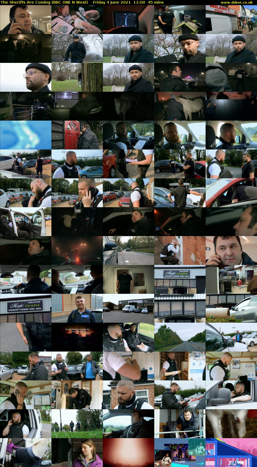 The Sheriffs Are Coming (BBC ONE N West) Friday 4 June 2021 11:00 - 11:45