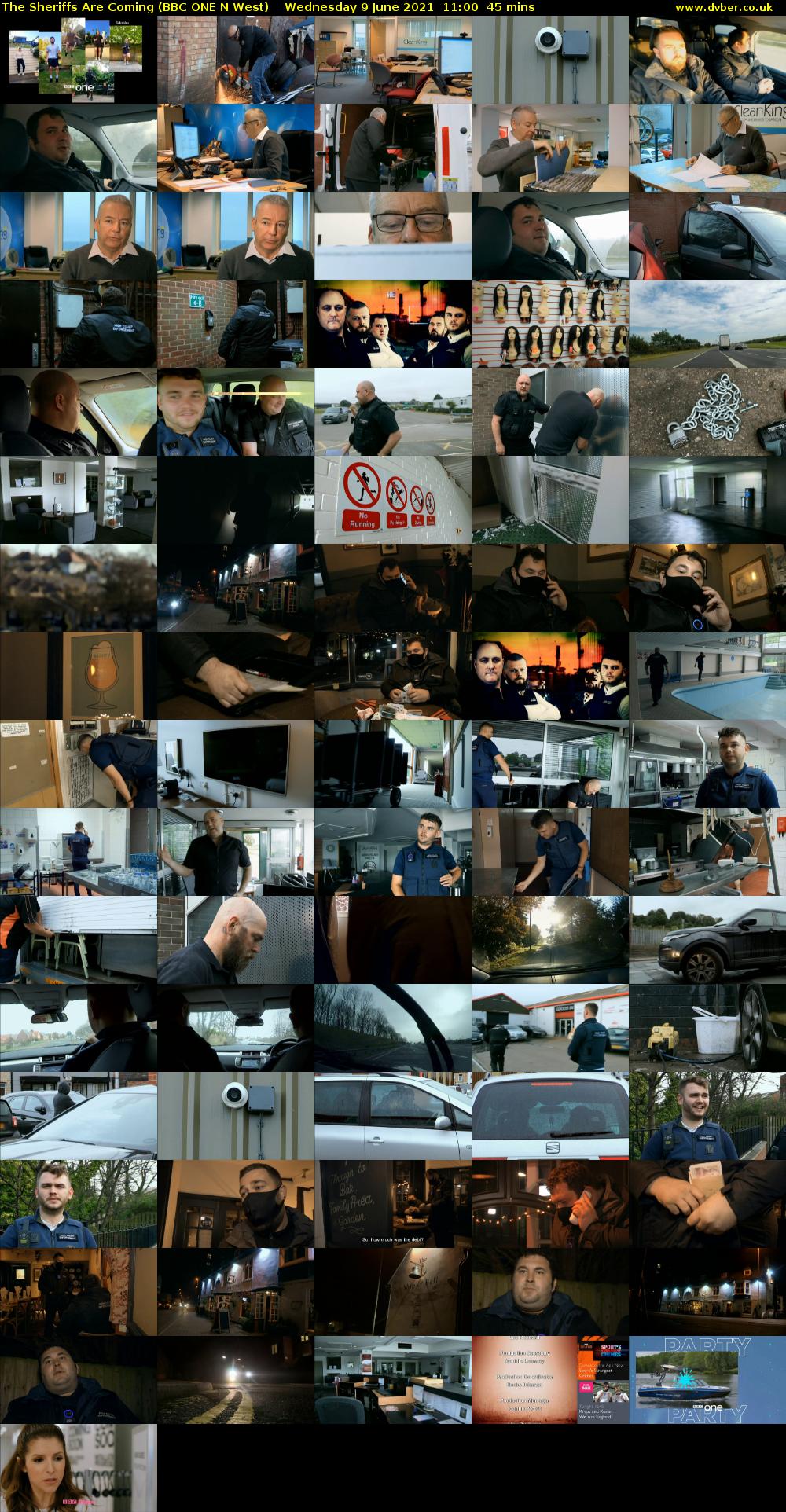 The Sheriffs Are Coming (BBC ONE N West) Wednesday 9 June 2021 11:00 - 11:45