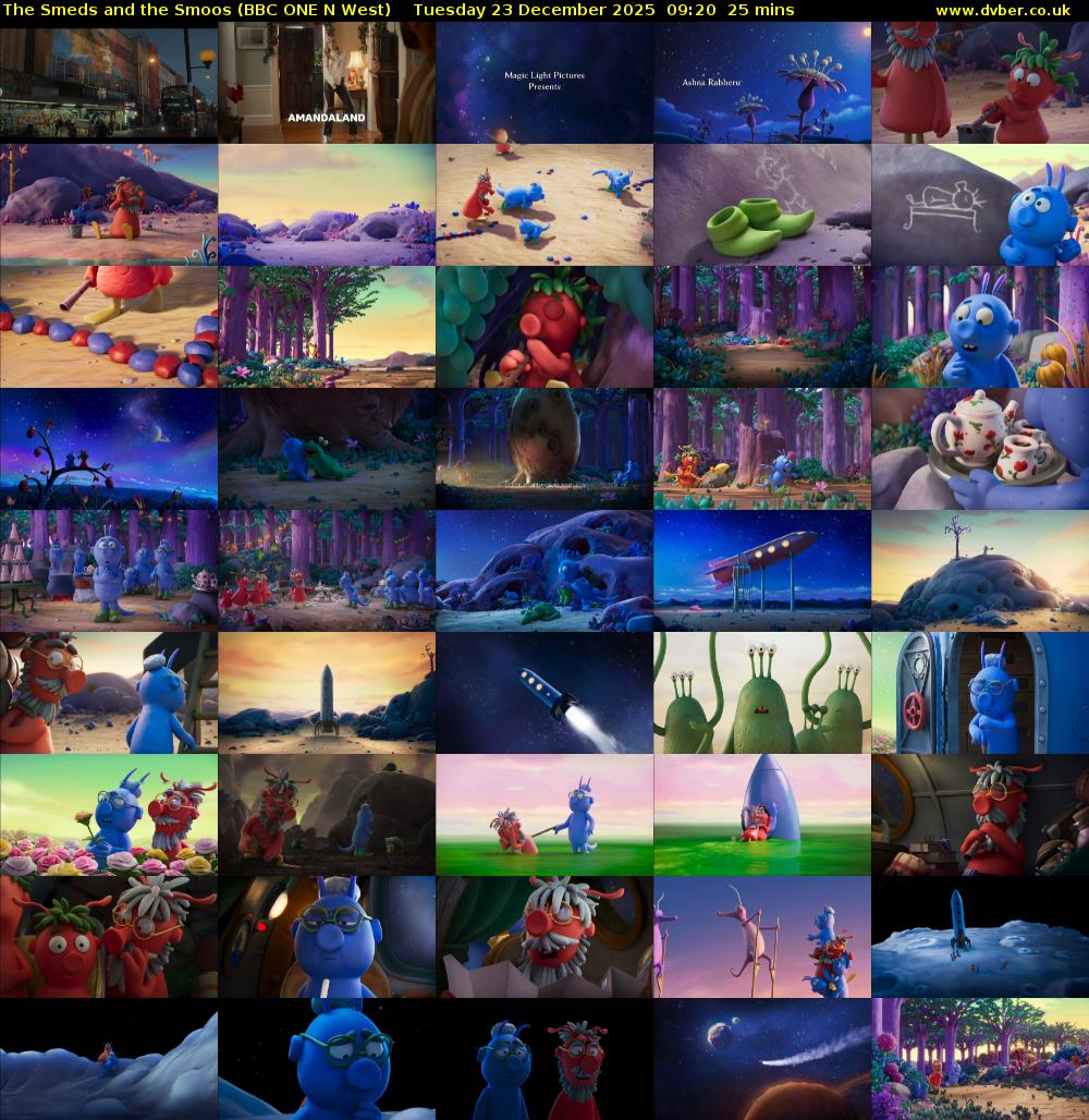 The Smeds and the Smoos (BBC ONE N West) Tuesday 23 December 2025 09:20 - 09:45