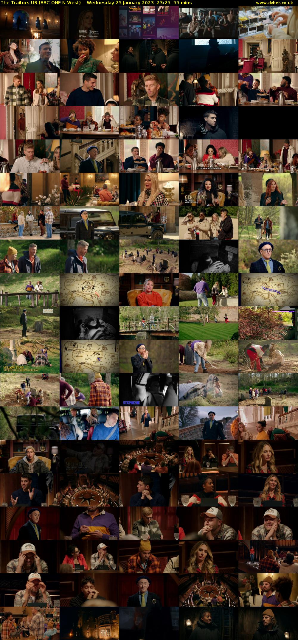 The Traitors US (BBC ONE N West) Wednesday 25 January 2023 23:25 - 00:20