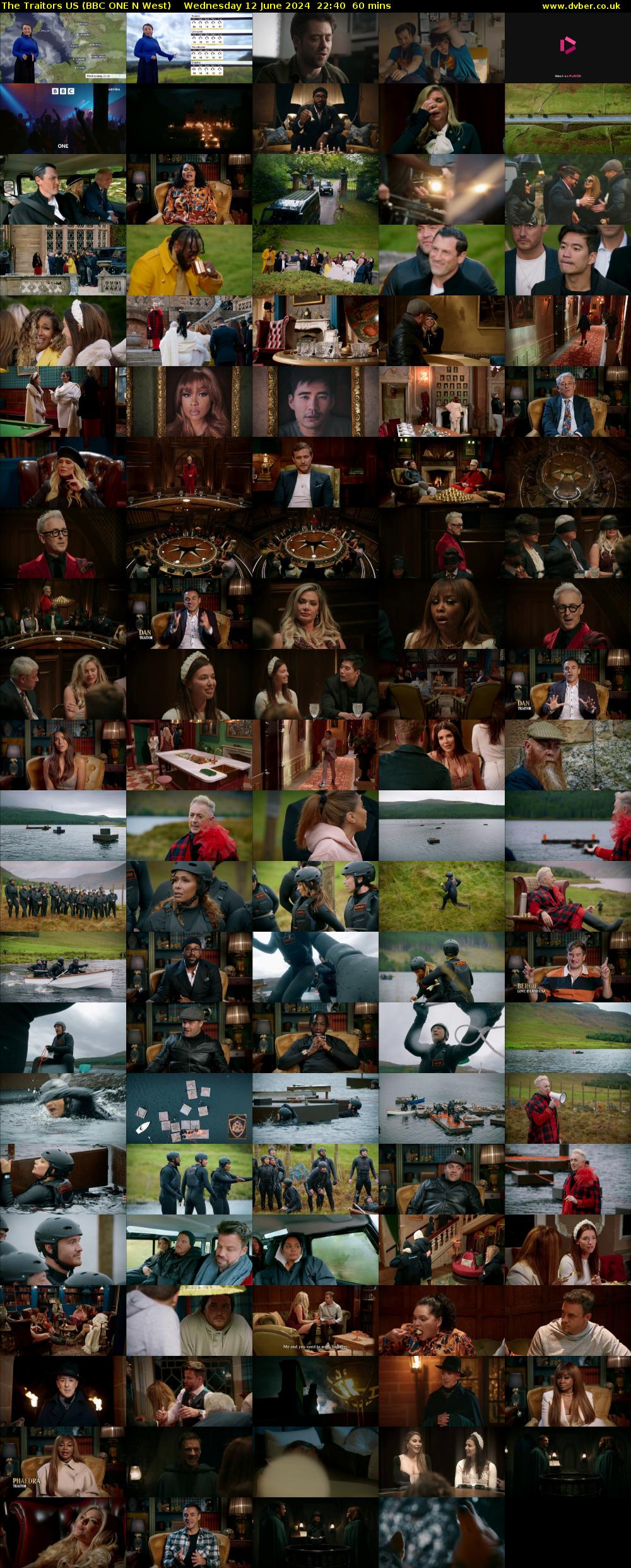 The Traitors US (BBC ONE N West) Wednesday 12 June 2024 22:40 - 23:40