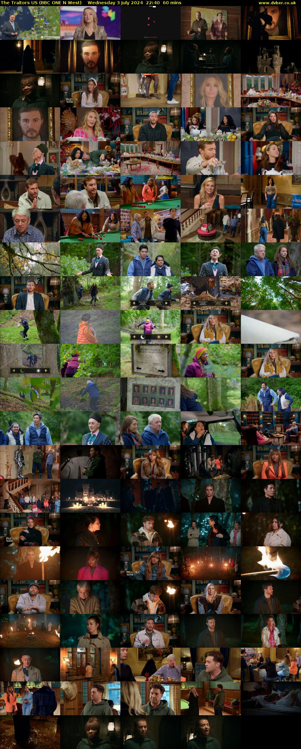 The Traitors US (BBC ONE N West) Wednesday 3 July 2024 22:40 - 23:40