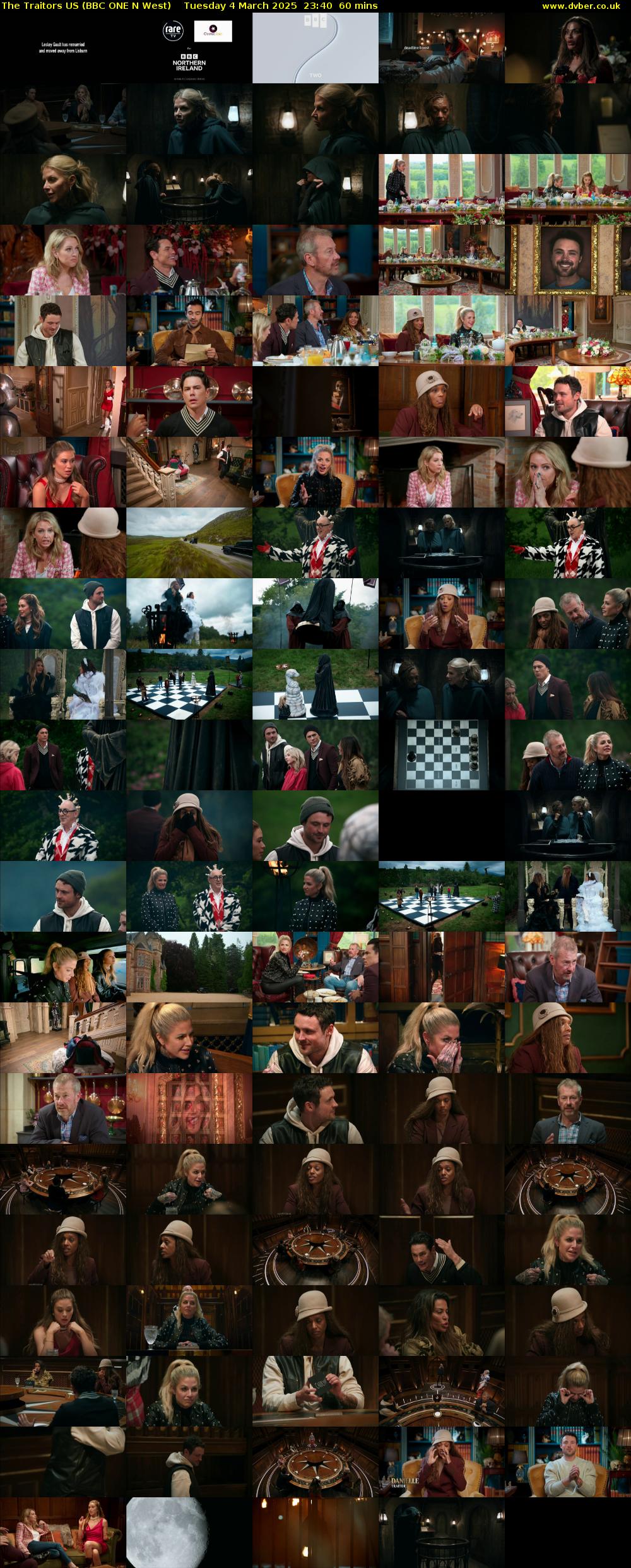 The Traitors US (BBC ONE N West) Tuesday 4 March 2025 23:40 - 00:40