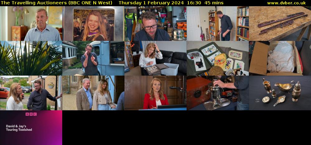 The Travelling Auctioneers (BBC ONE N West) Thursday 1 February 2024 16:30 - 17:15