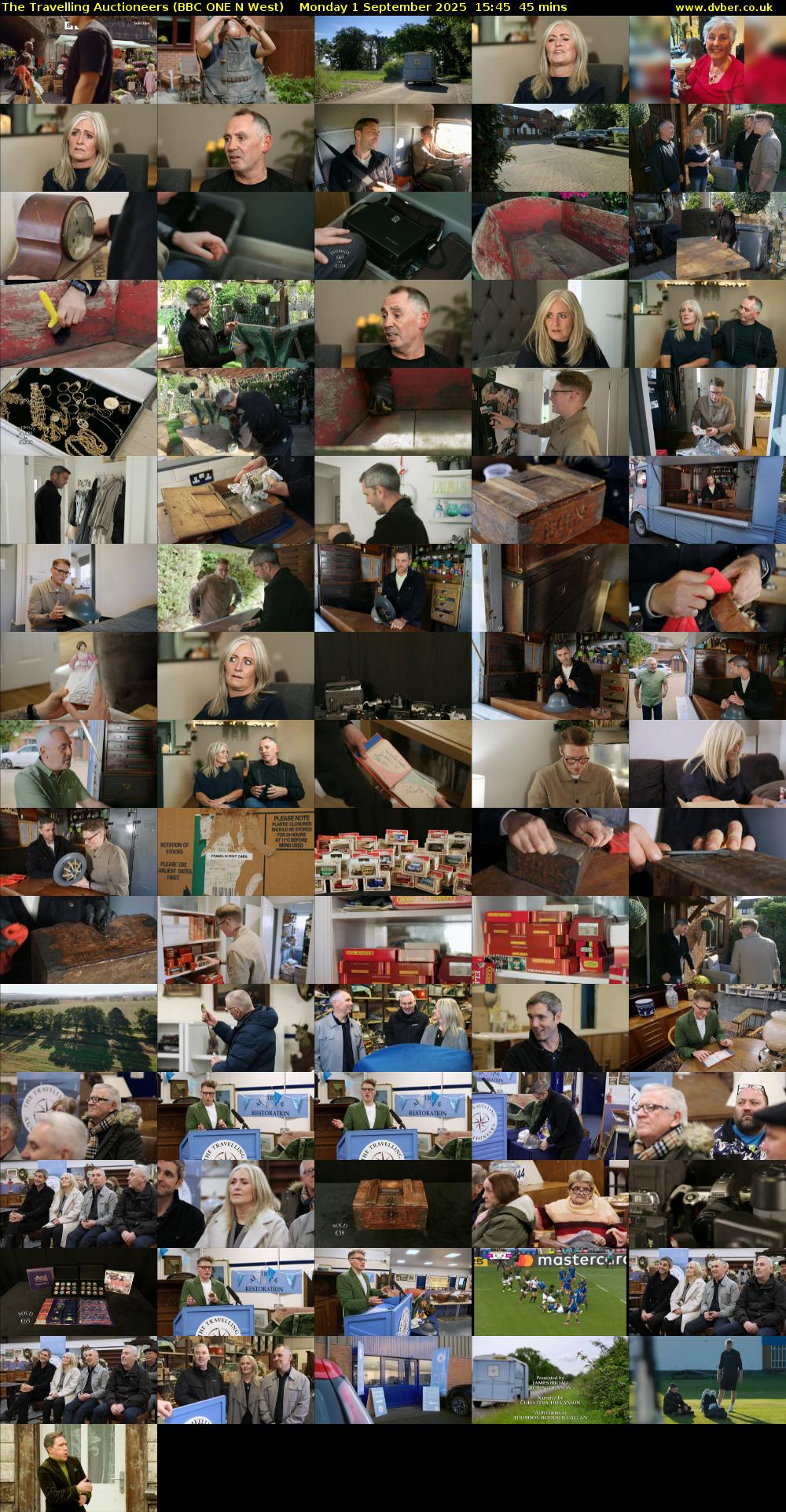 The Travelling Auctioneers (BBC ONE N West) Monday 1 September 2025 15:45 - 16:30
