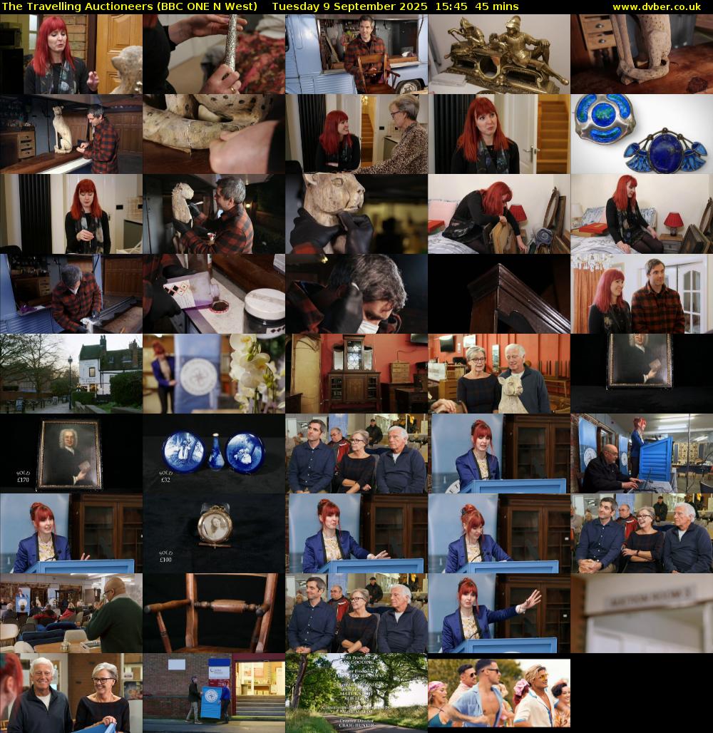 The Travelling Auctioneers (BBC ONE N West) Tuesday 9 September 2025 15:45 - 16:30