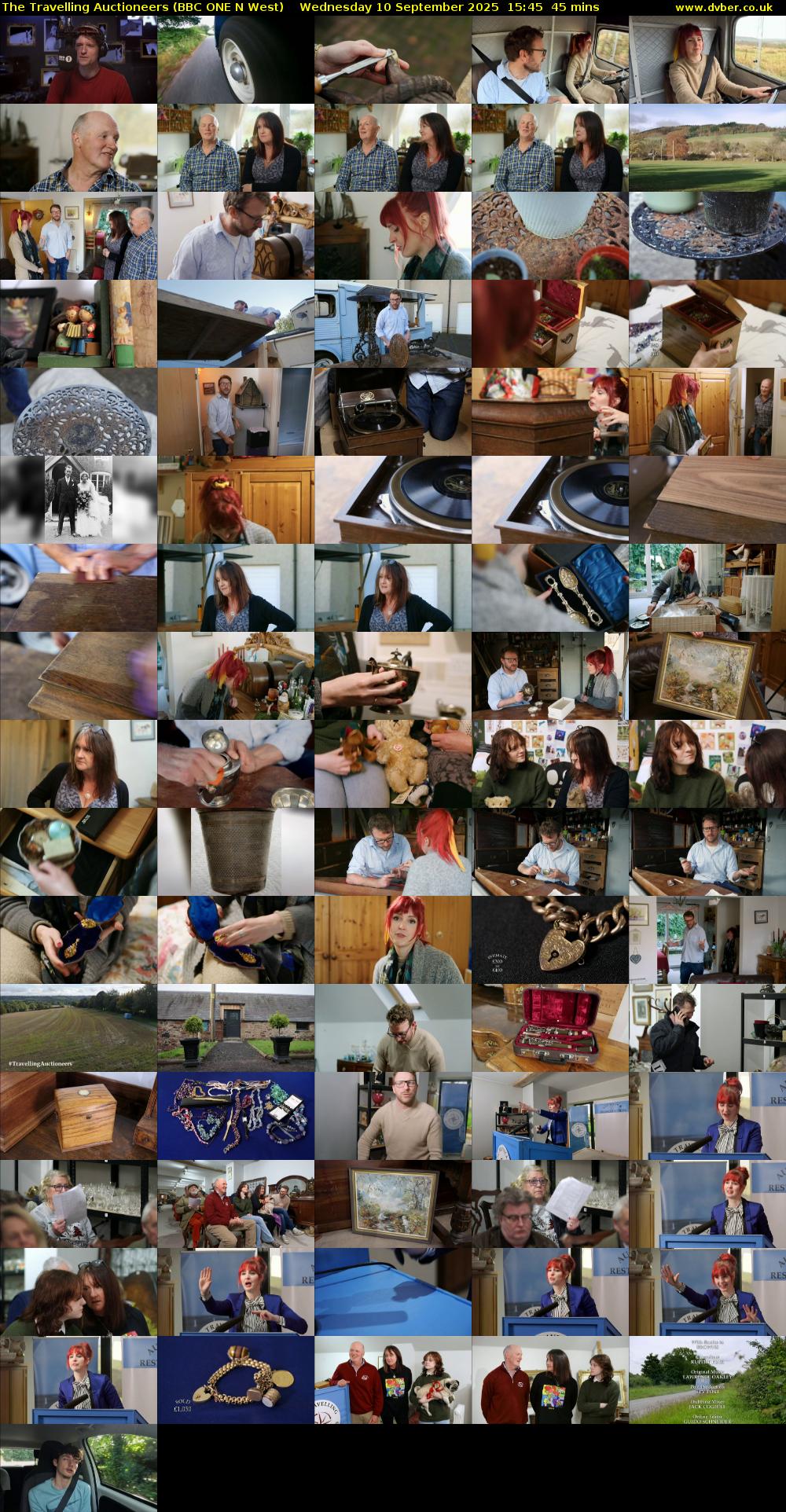 The Travelling Auctioneers (BBC ONE N West) Wednesday 10 September 2025 15:45 - 16:30