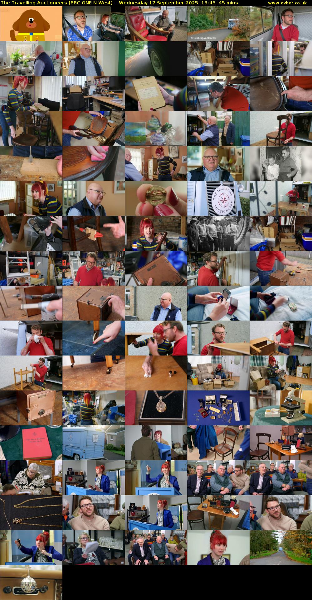 The Travelling Auctioneers (BBC ONE N West) Wednesday 17 September 2025 15:45 - 16:30