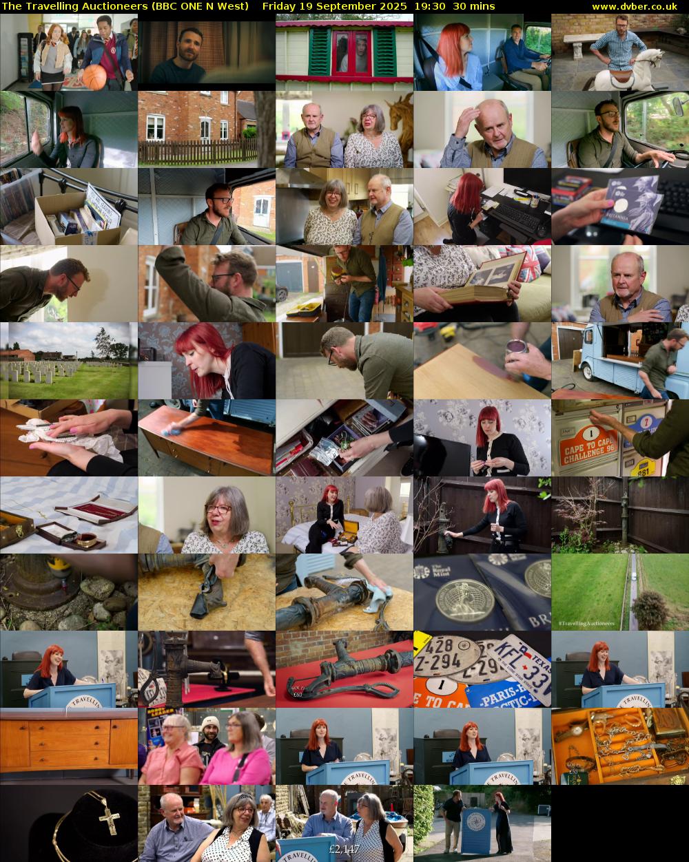 The Travelling Auctioneers (BBC ONE N West) Friday 19 September 2025 19:30 - 20:00