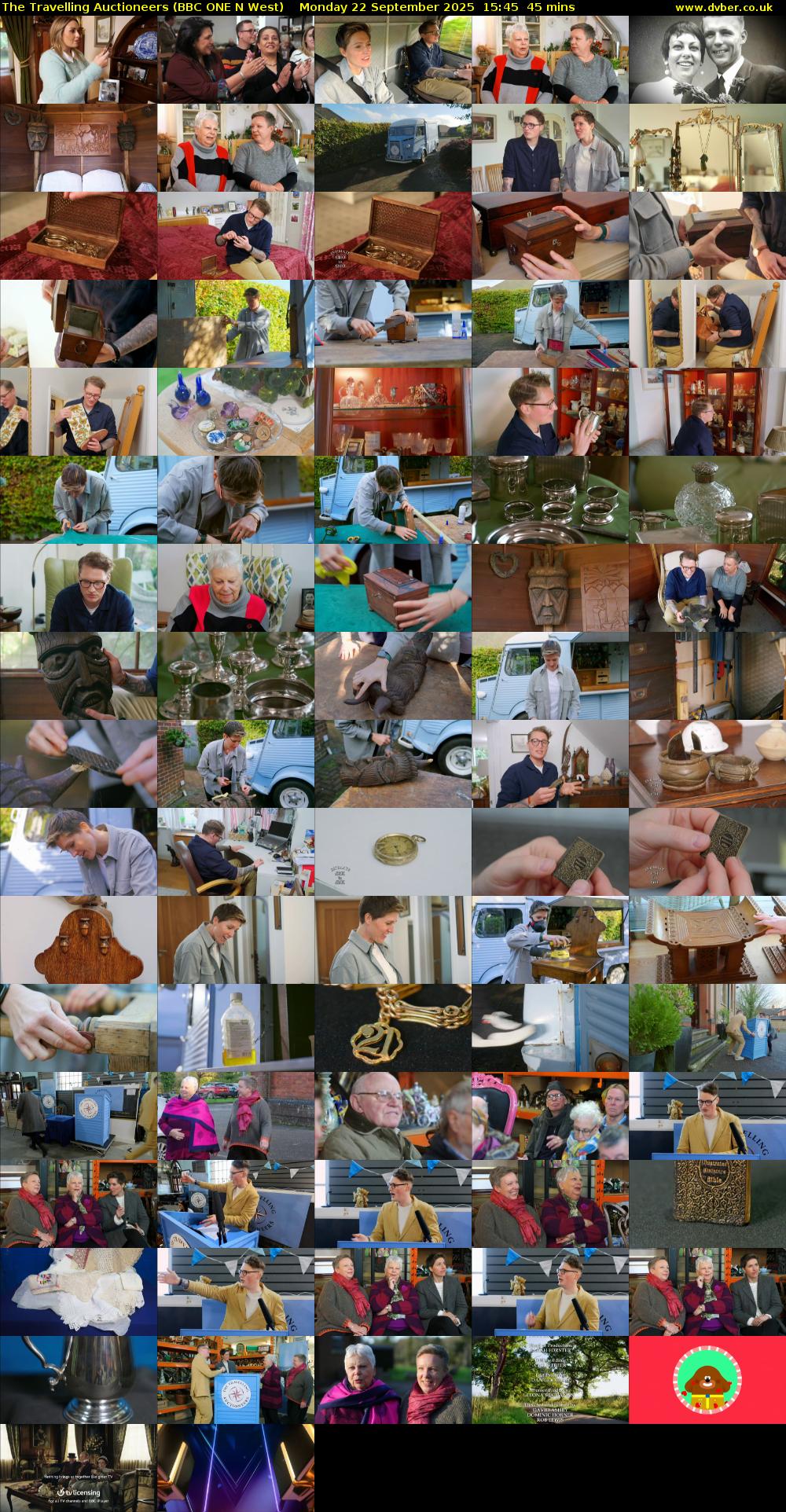 The Travelling Auctioneers (BBC ONE N West) Monday 22 September 2025 15:45 - 16:30