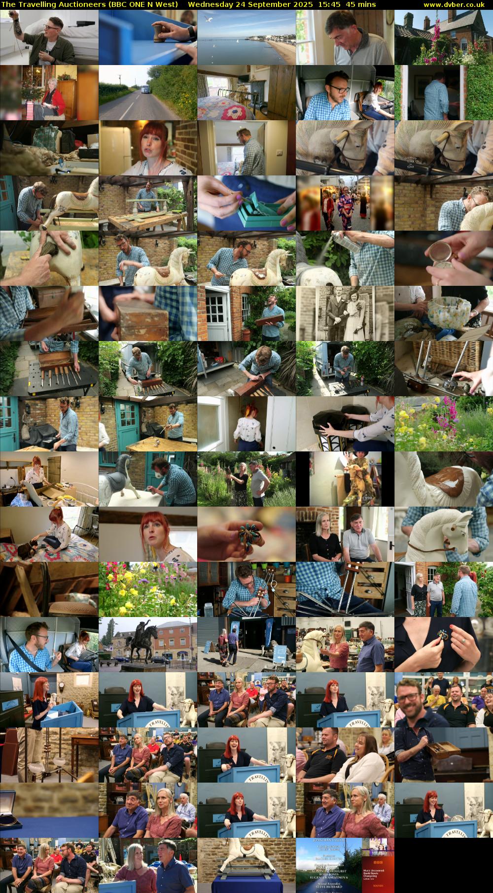 The Travelling Auctioneers (BBC ONE N West) Wednesday 24 September 2025 15:45 - 16:30