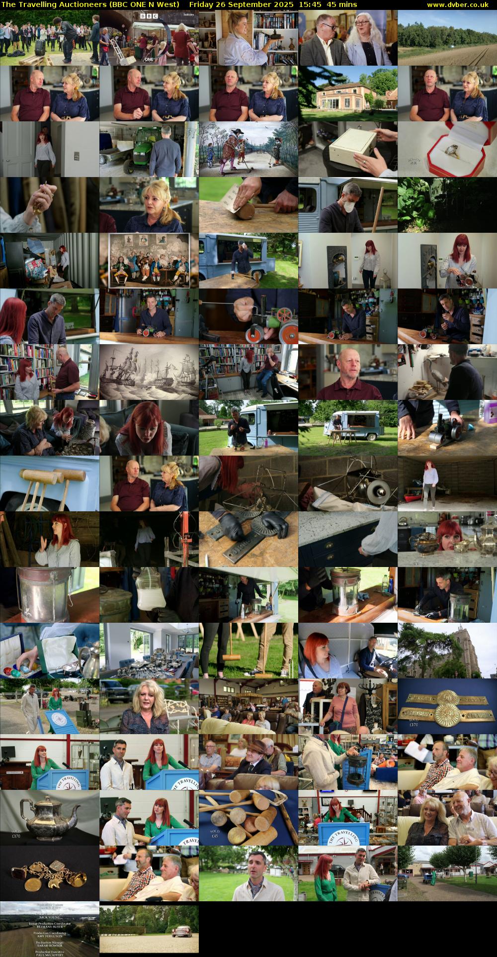 The Travelling Auctioneers (BBC ONE N West) Friday 26 September 2025 15:45 - 16:30