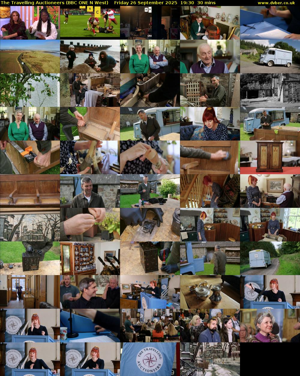 The Travelling Auctioneers (BBC ONE N West) Friday 26 September 2025 19:30 - 20:00