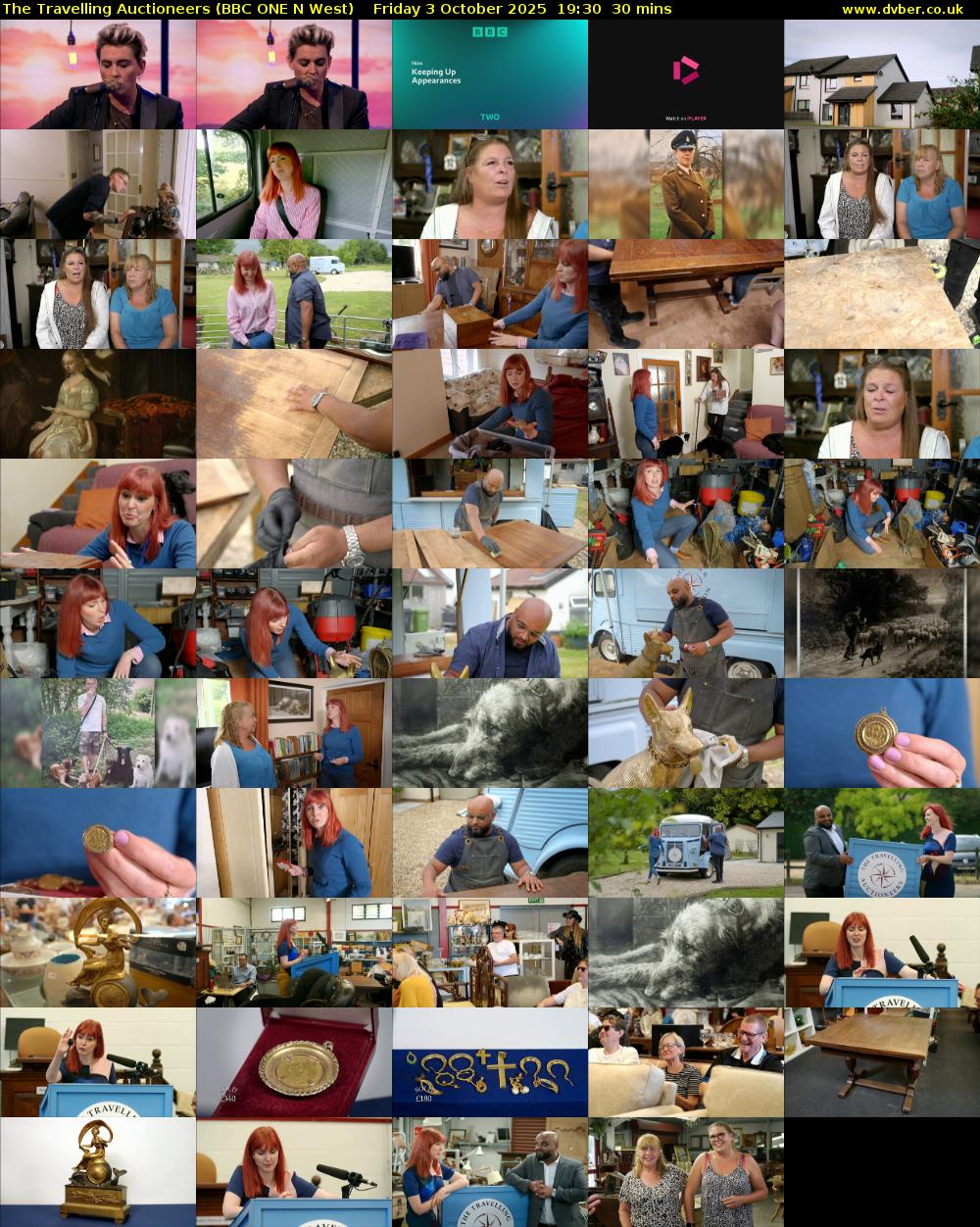 The Travelling Auctioneers (BBC ONE N West) Friday 3 October 2025 19:30 - 20:00