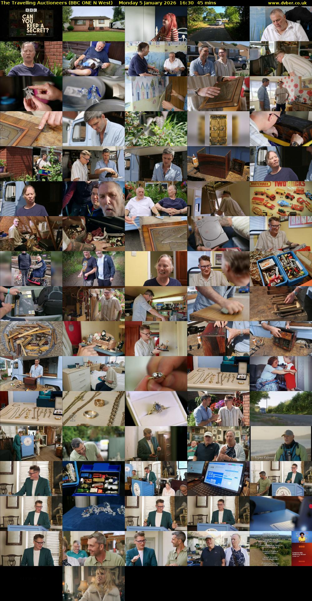 The Travelling Auctioneers (BBC ONE N West) Monday 5 January 2026 16:30 - 17:15