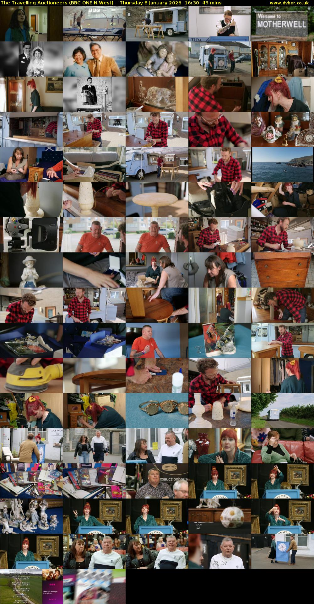 The Travelling Auctioneers (BBC ONE N West) Thursday 8 January 2026 16:30 - 17:15