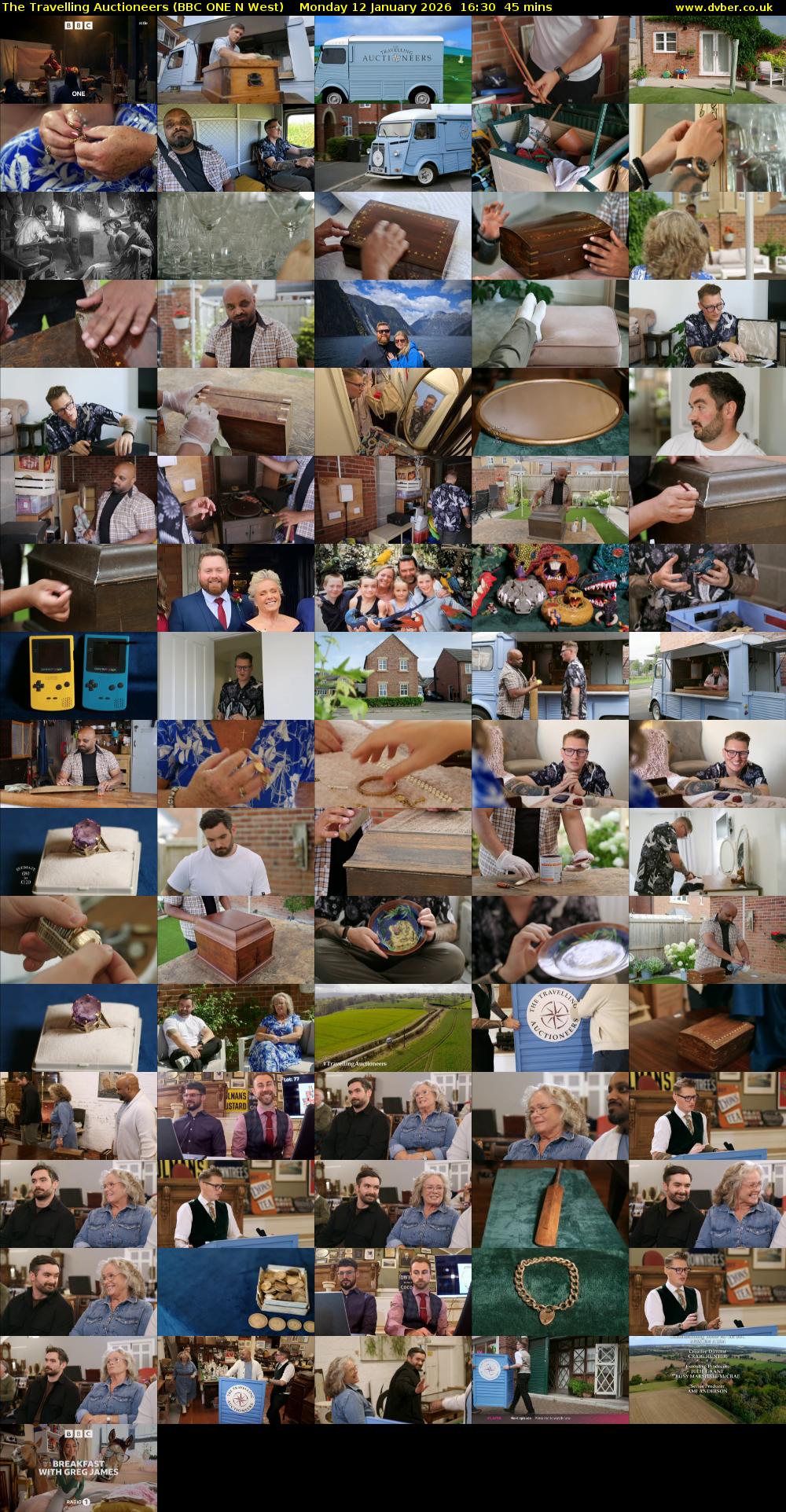 The Travelling Auctioneers (BBC ONE N West) Monday 12 January 2026 16:30 - 17:15