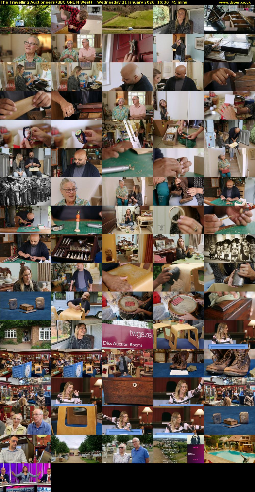 The Travelling Auctioneers (BBC ONE N West) Wednesday 21 January 2026 16:30 - 17:15
