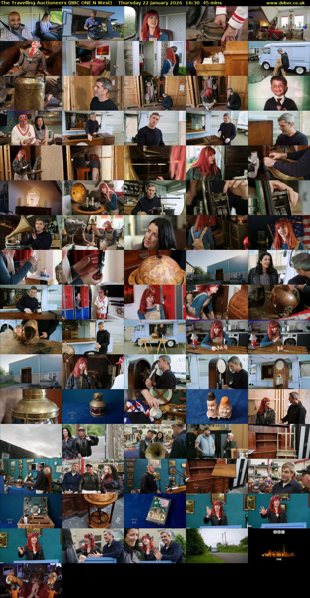 The Travelling Auctioneers (BBC ONE N West) Thursday 22 January 2026 16:30 - 17:15