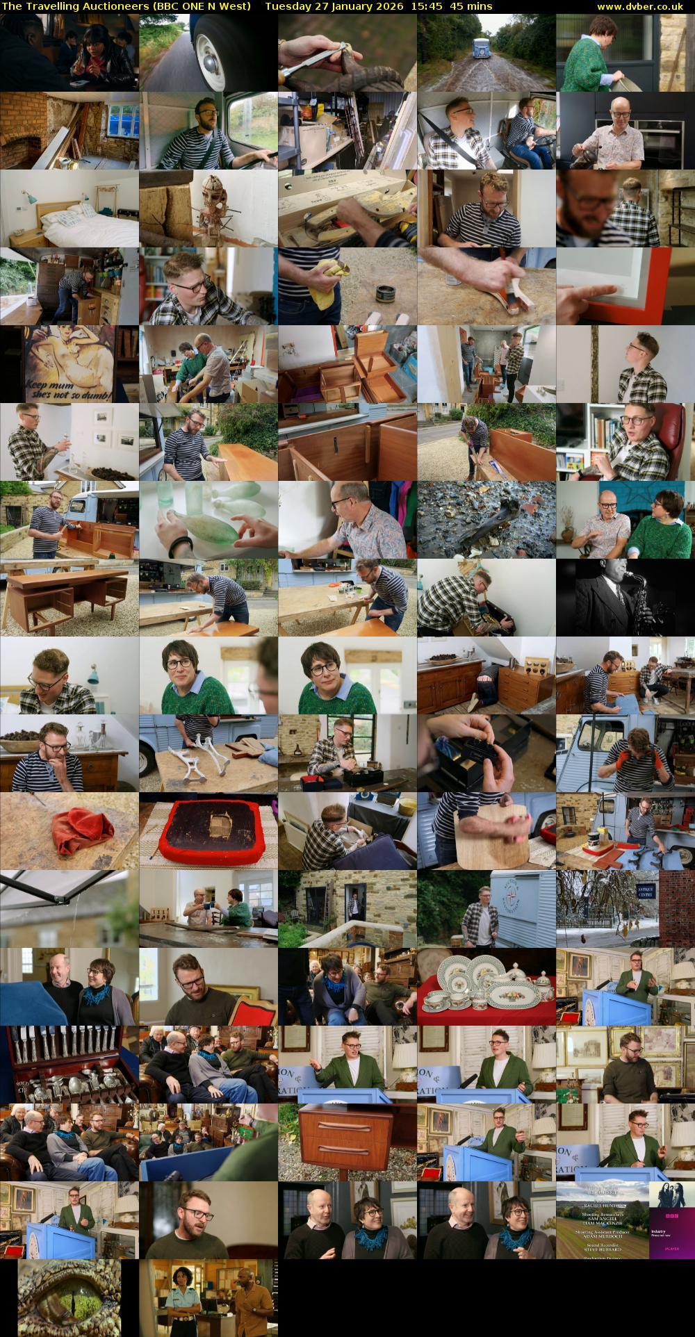 The Travelling Auctioneers (BBC ONE N West) Tuesday 27 January 2026 15:45 - 16:30