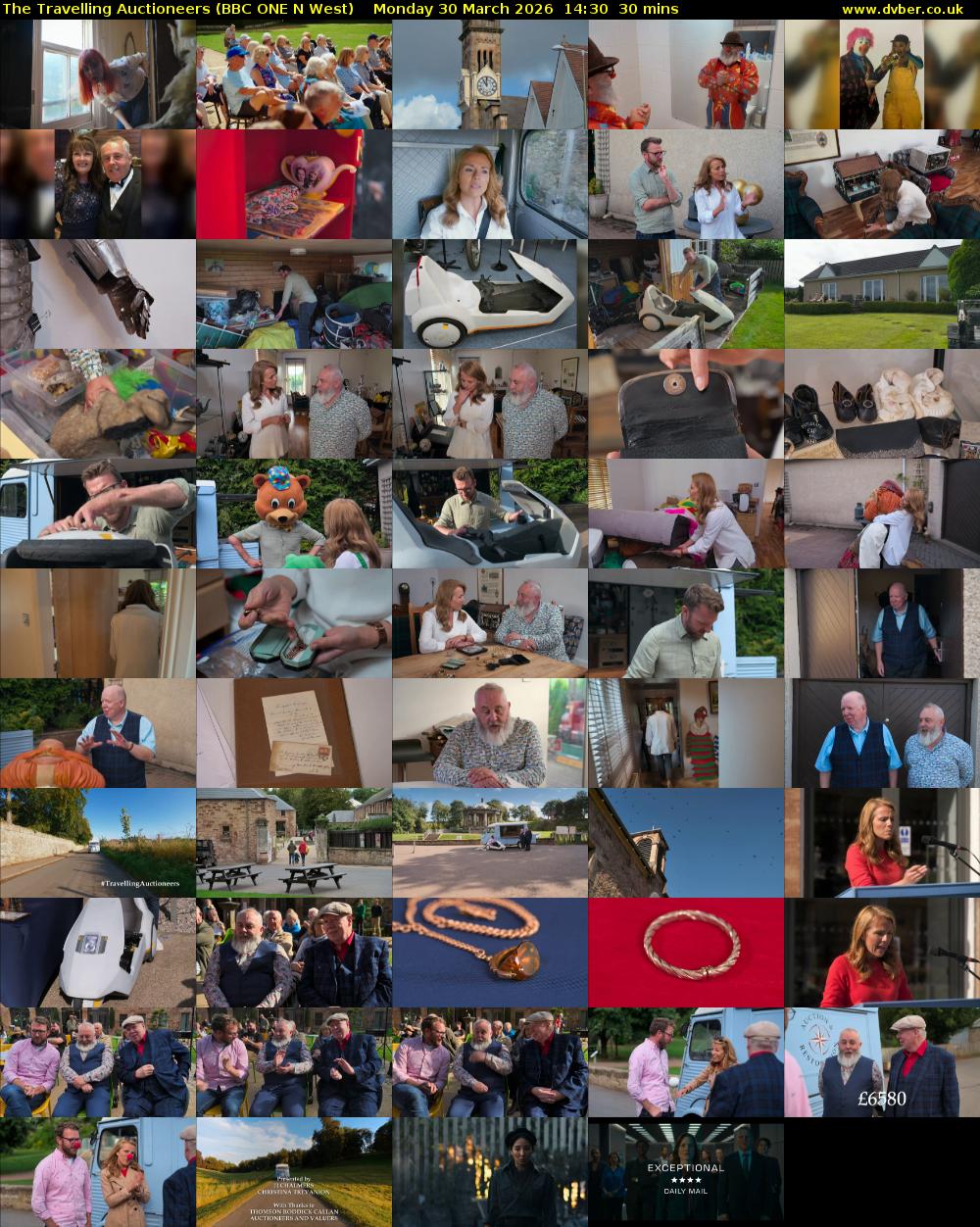 The Travelling Auctioneers (BBC ONE N West) Monday 30 March 2026 14:30 - 15:00