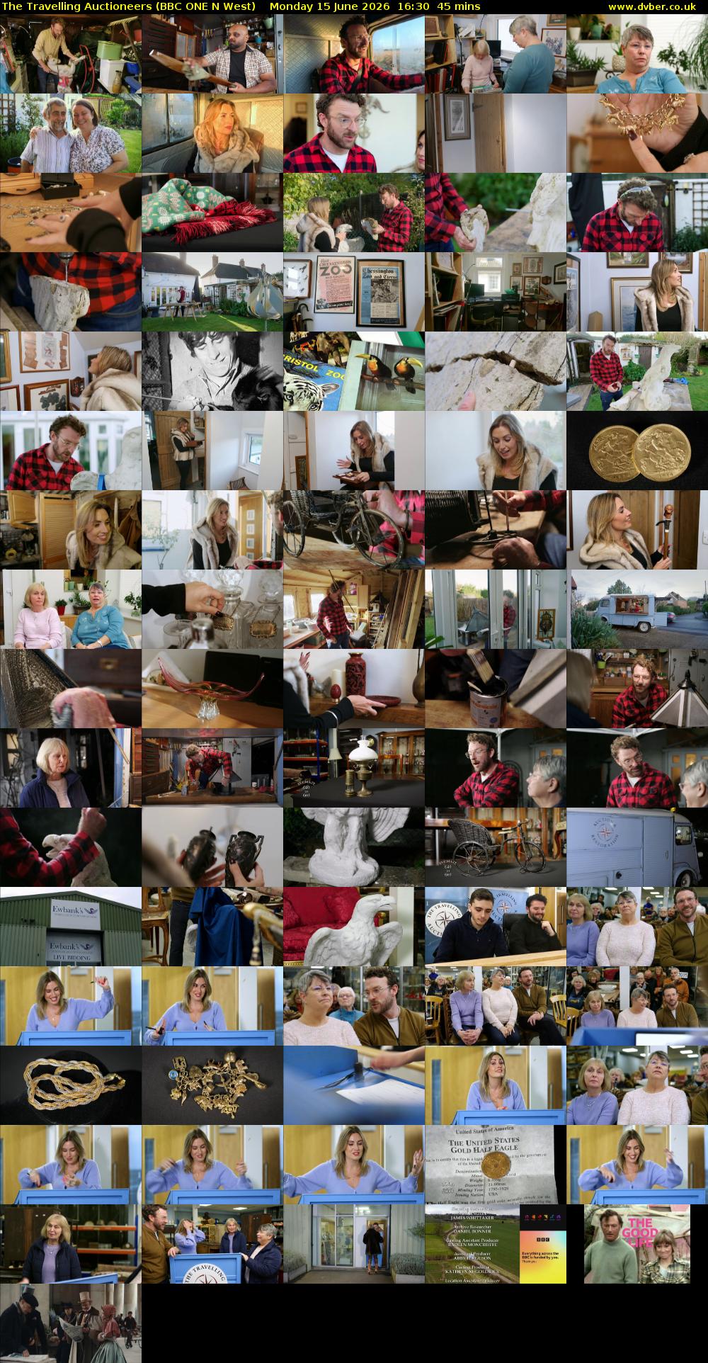 The Travelling Auctioneers (BBC ONE N West) Monday 15 June 2026 16:30 - 17:15