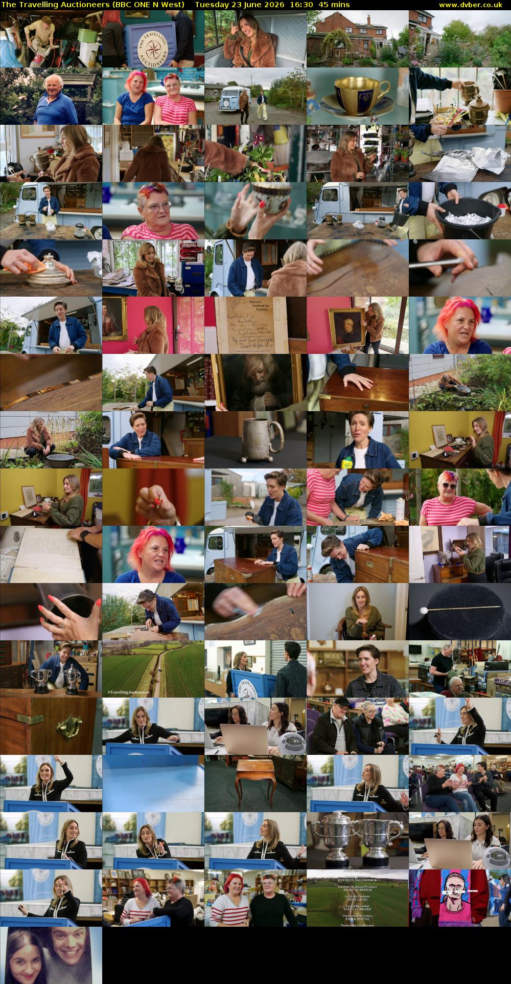 The Travelling Auctioneers (BBC ONE N West) Tuesday 23 June 2026 16:30 - 17:15