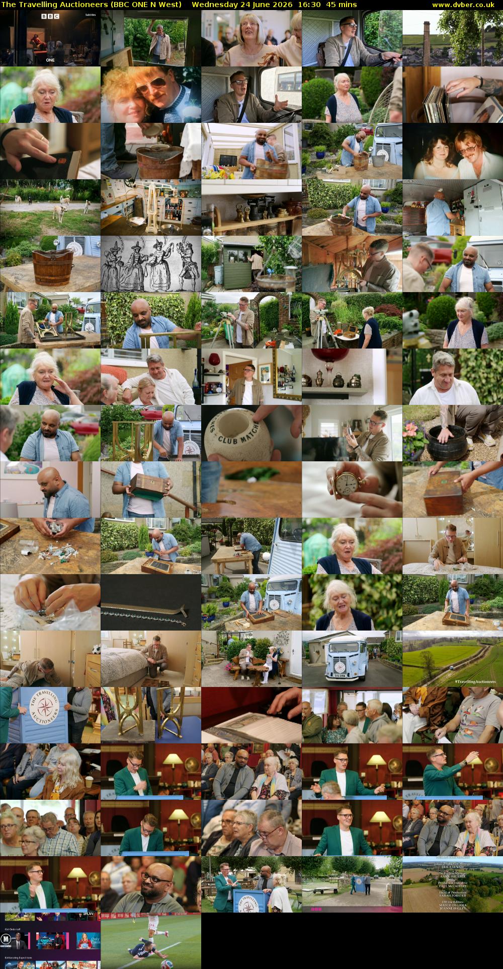 The Travelling Auctioneers (BBC ONE N West) Wednesday 24 June 2026 16:30 - 17:15