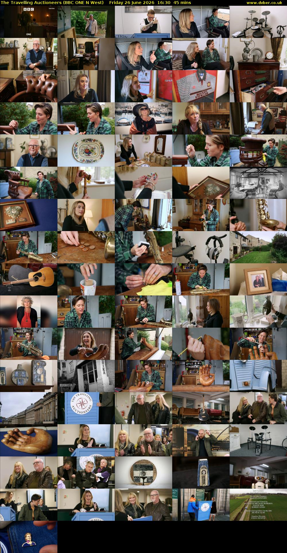 The Travelling Auctioneers (BBC ONE N West) Friday 26 June 2026 16:30 - 17:15