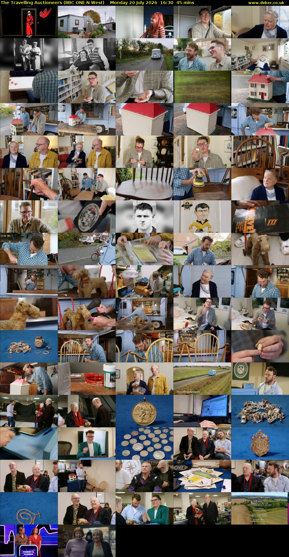 The Travelling Auctioneers (BBC ONE N West) Monday 20 July 2026 16:30 - 17:15