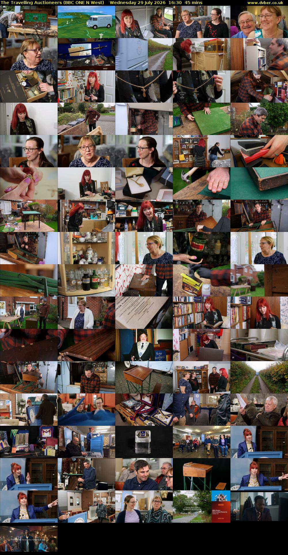 The Travelling Auctioneers (BBC ONE N West) Wednesday 29 July 2026 16:30 - 17:15