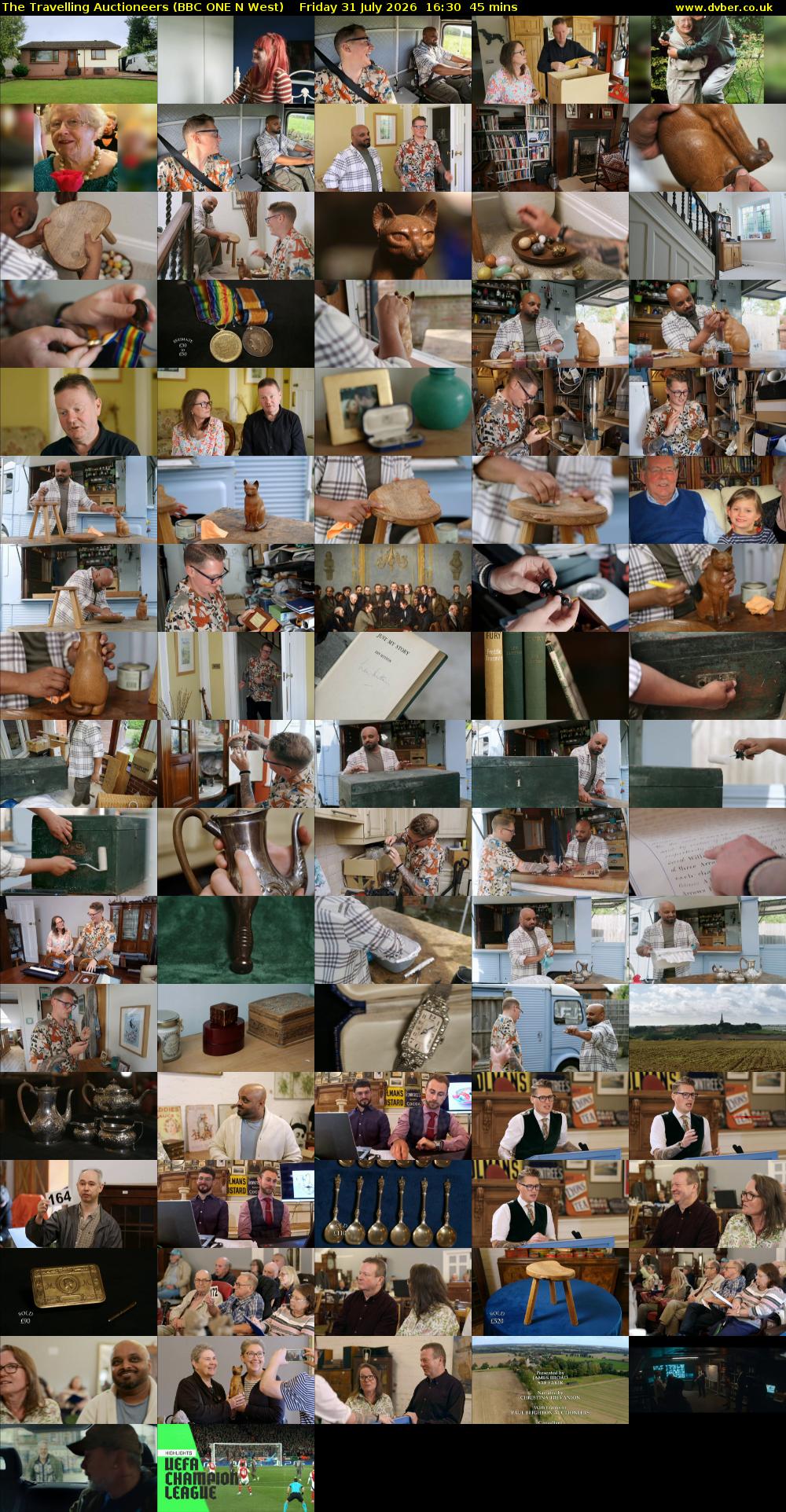 The Travelling Auctioneers (BBC ONE N West) Friday 31 July 2026 16:30 - 17:15