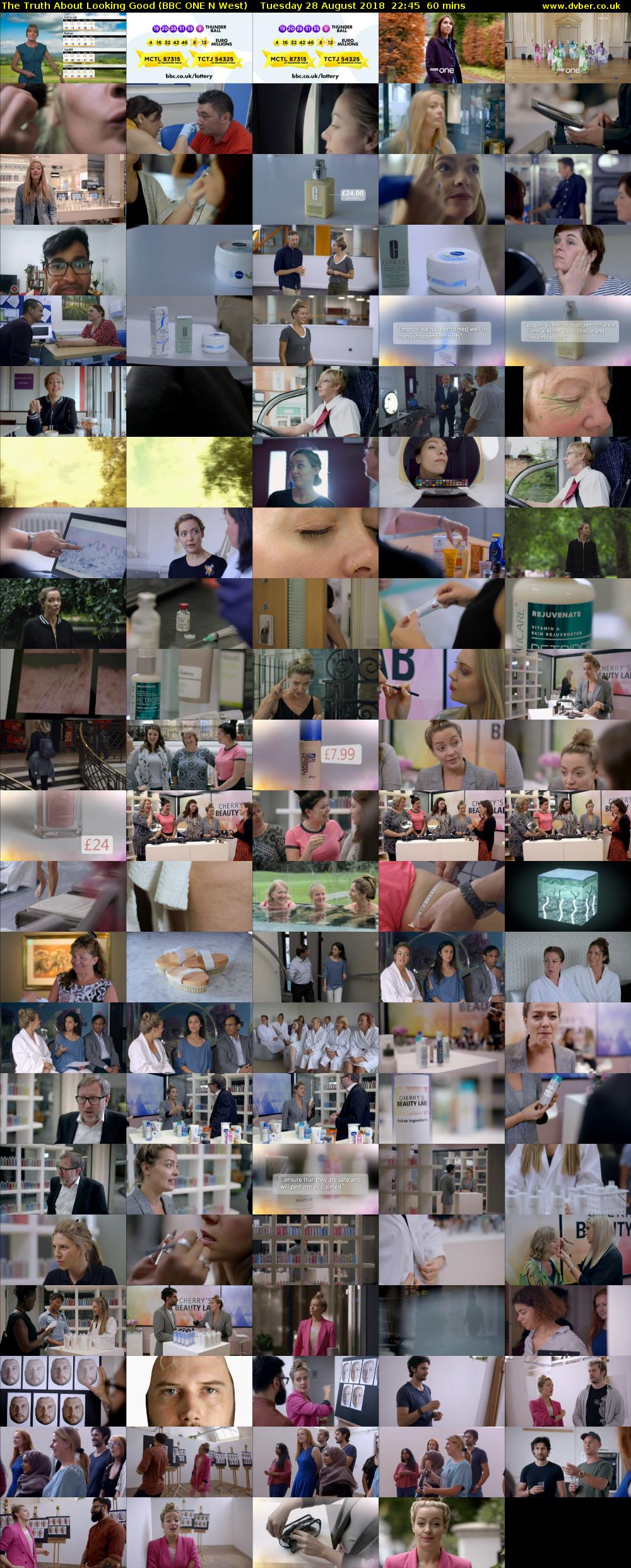 The Truth About Looking Good (BBC ONE N West) Tuesday 28 August 2018 22:45 - 23:45