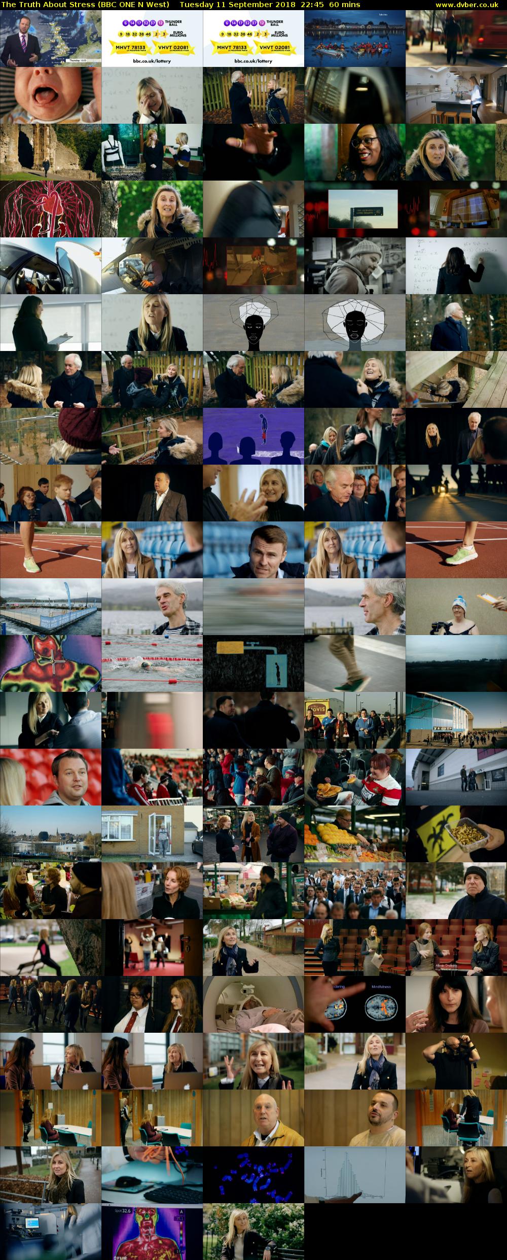 The Truth About Stress (BBC ONE N West) Tuesday 11 September 2018 22:45 - 23:45