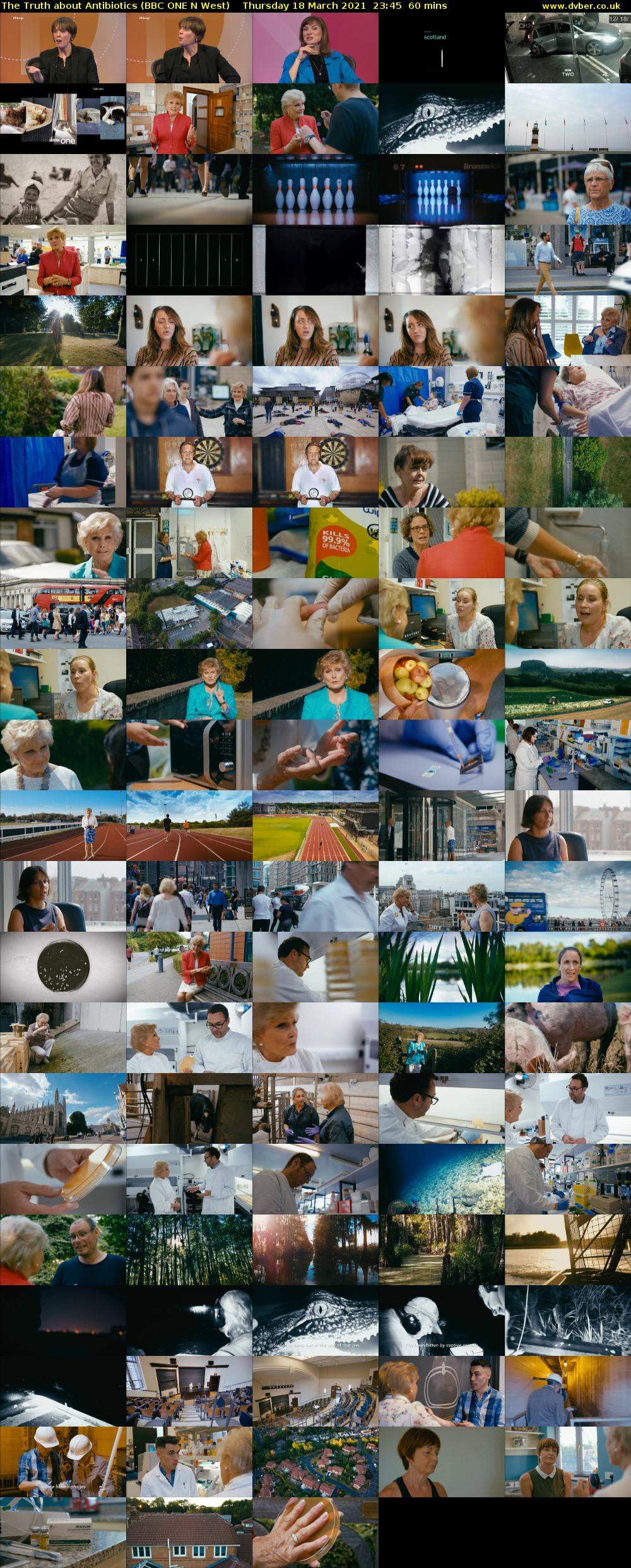The Truth about Antibiotics (BBC ONE N West) Thursday 18 March 2021 23:45 - 00:45