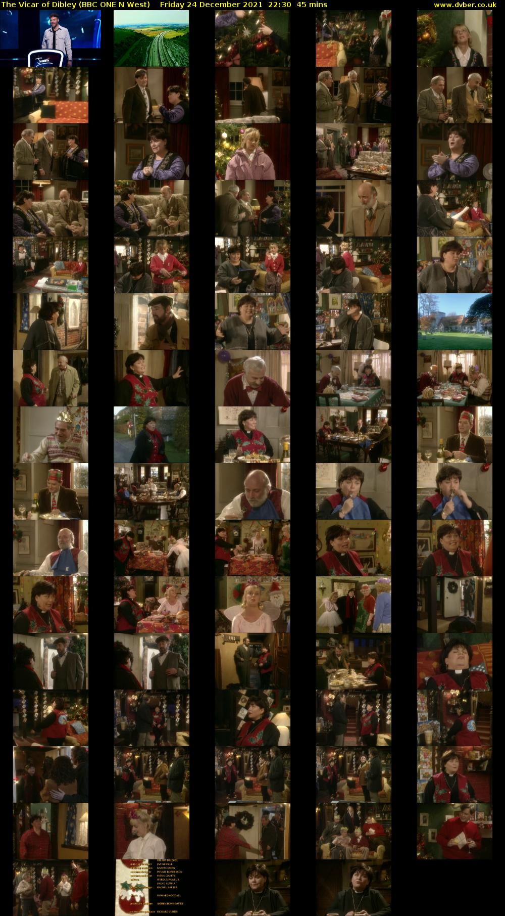 The Vicar of Dibley (BBC ONE N West) Friday 24 December 2021 22:30 - 23:15