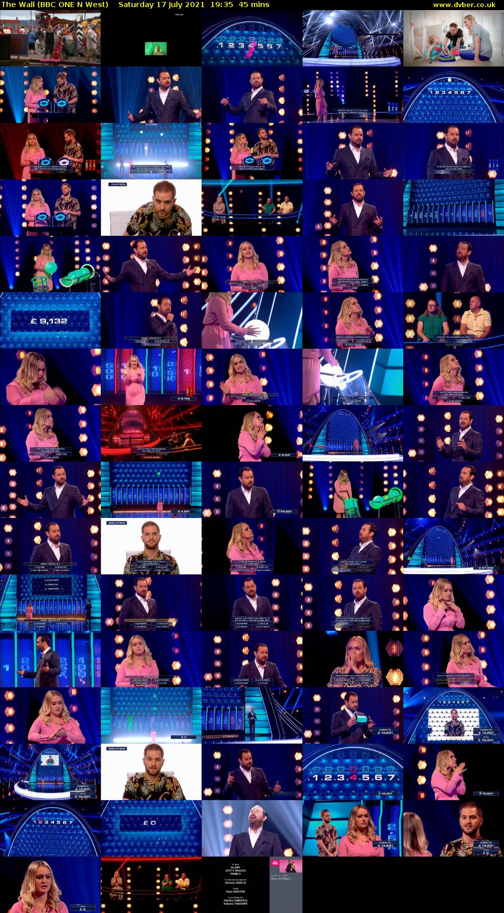 The Wall (BBC ONE N West) Saturday 17 July 2021 19:35 - 20:20