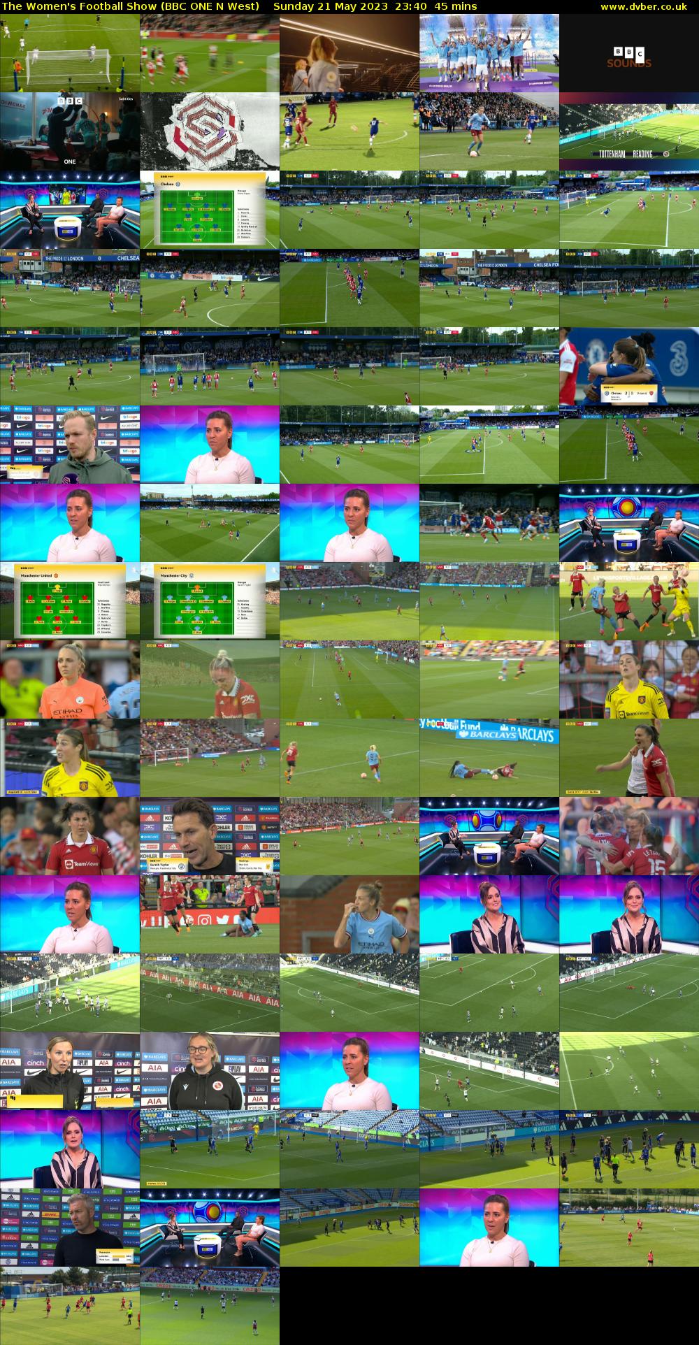 The Women's Football Show (BBC ONE N West) Sunday 21 May 2023 23:40 - 00:25