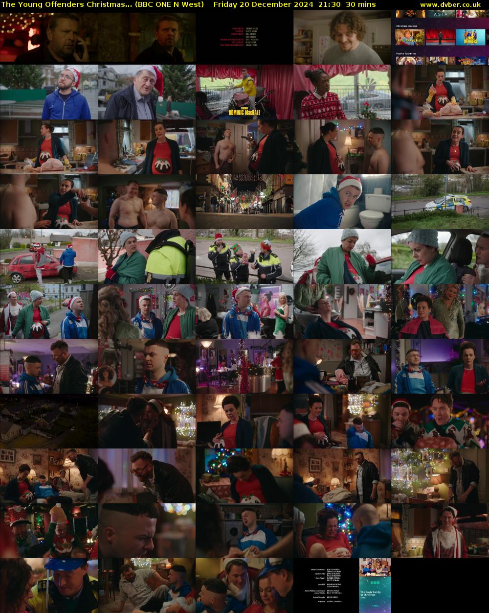 The Young Offenders Christmas... (BBC ONE N West) Friday 20 December 2024 21:30 - 22:00