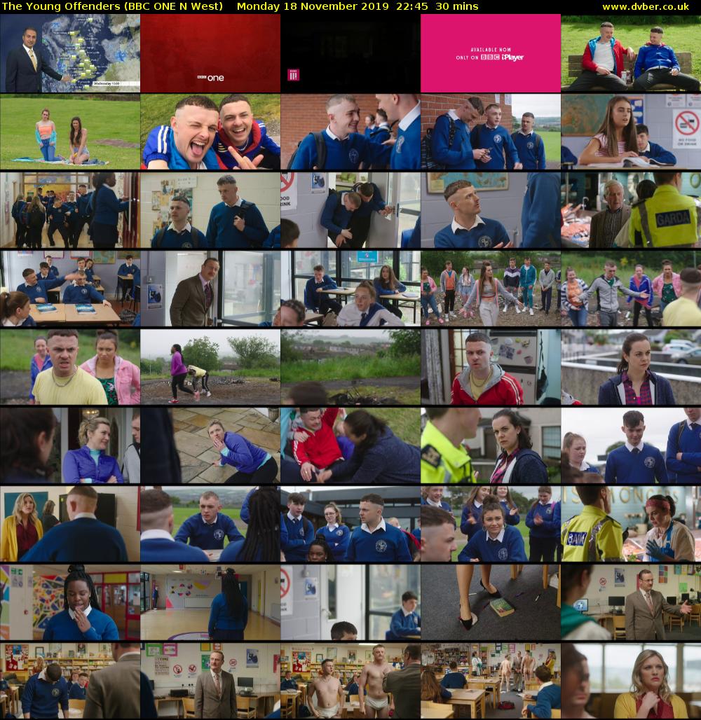 The Young Offenders (BBC ONE N West) Monday 18 November 2019 22:45 - 23:15