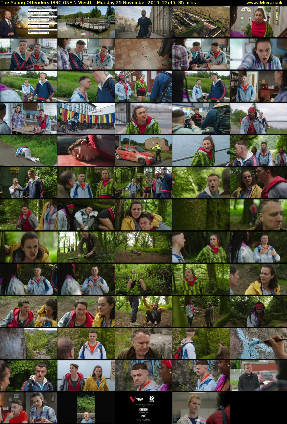 The Young Offenders (BBC ONE N West) Monday 25 November 2019 22:45 - 23:20