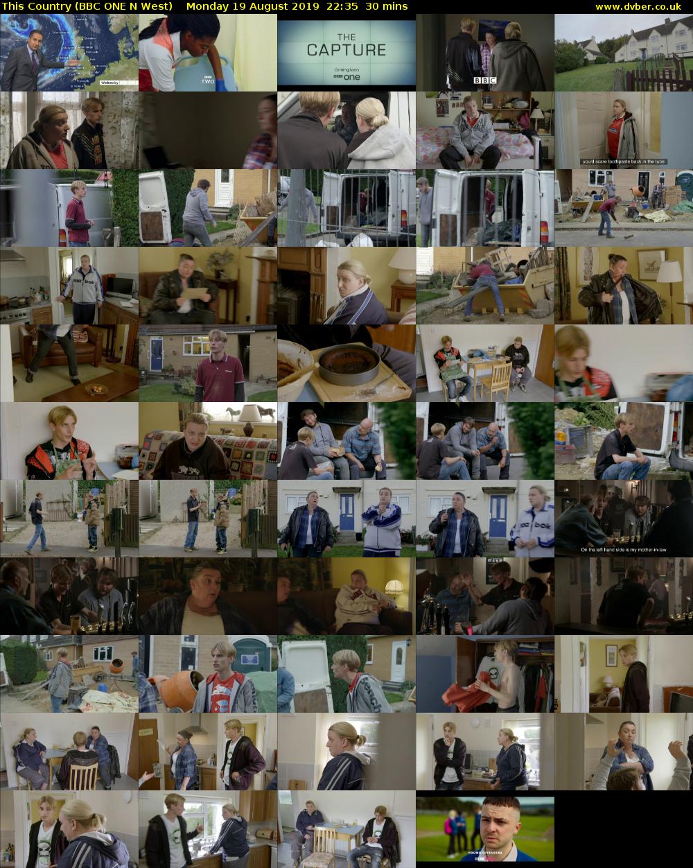 This Country (BBC ONE N West) Monday 19 August 2019 22:35 - 23:05