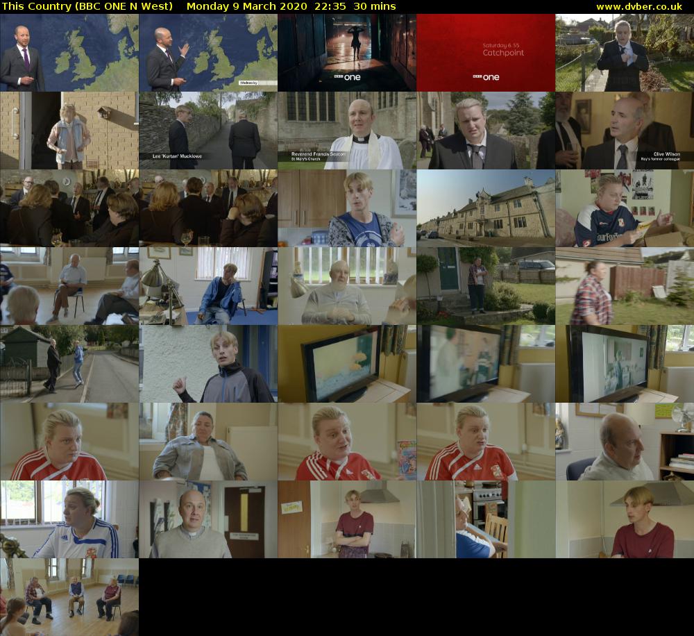 This Country (BBC ONE N West) Monday 9 March 2020 22:35 - 23:05