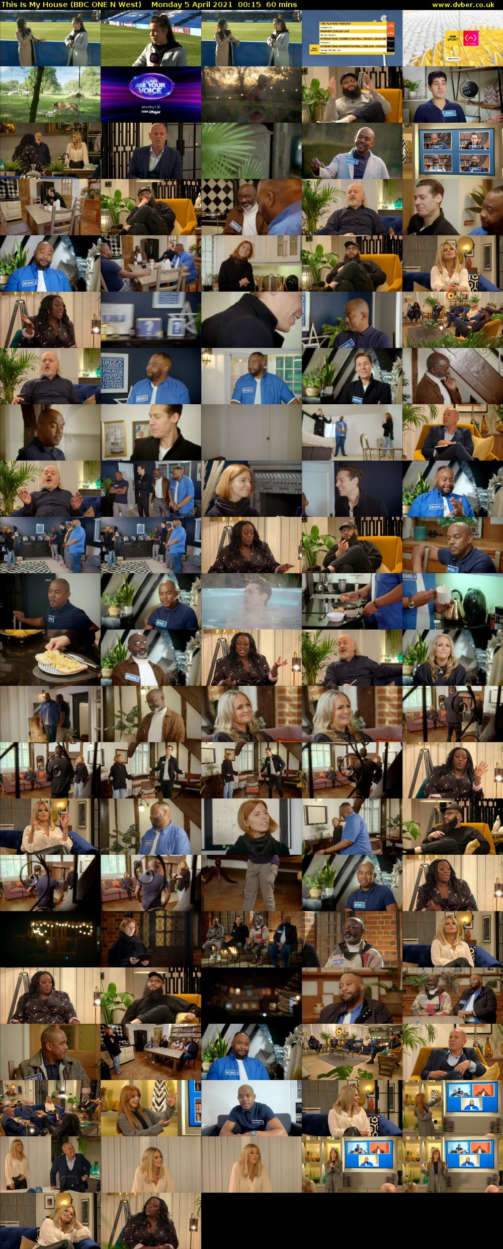 This is My House (BBC ONE N West) Monday 5 April 2021 00:15 - 01:15