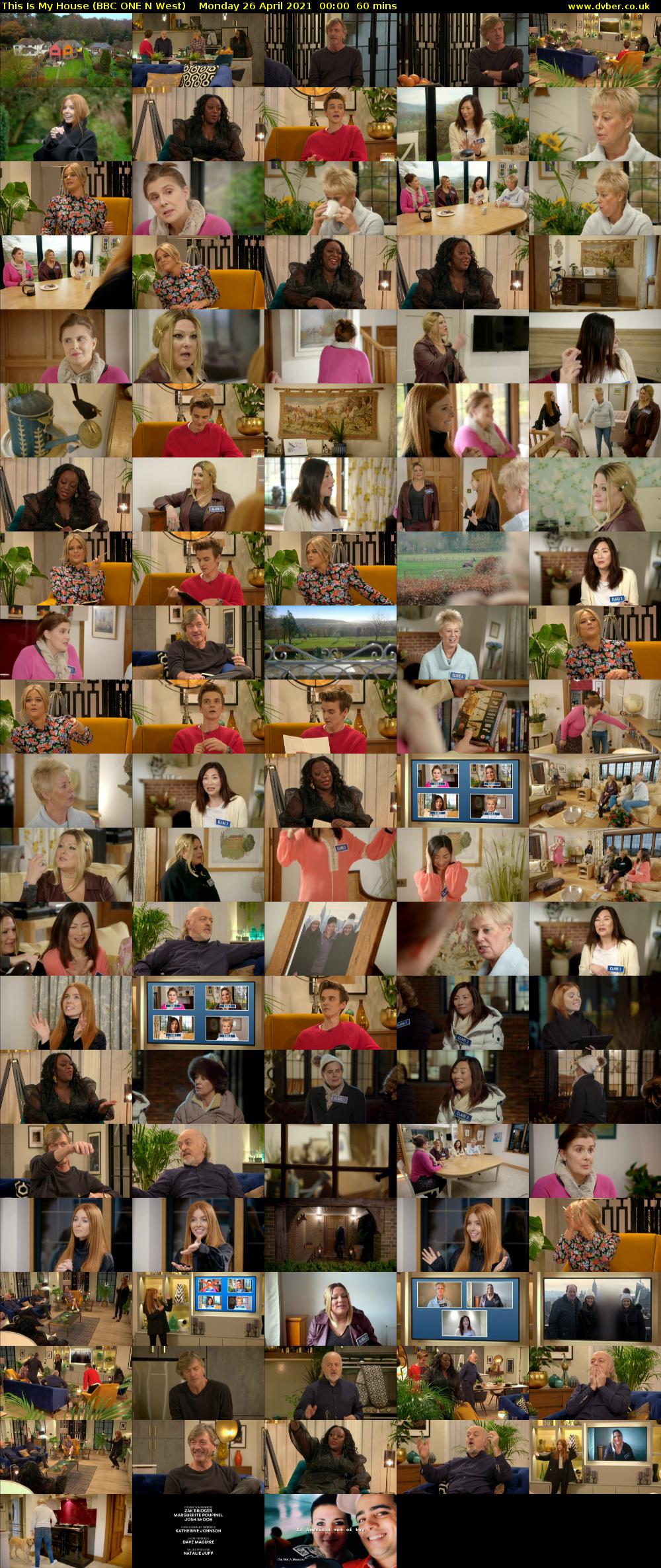 This is My House (BBC ONE N West) Monday 26 April 2021 00:00 - 01:00