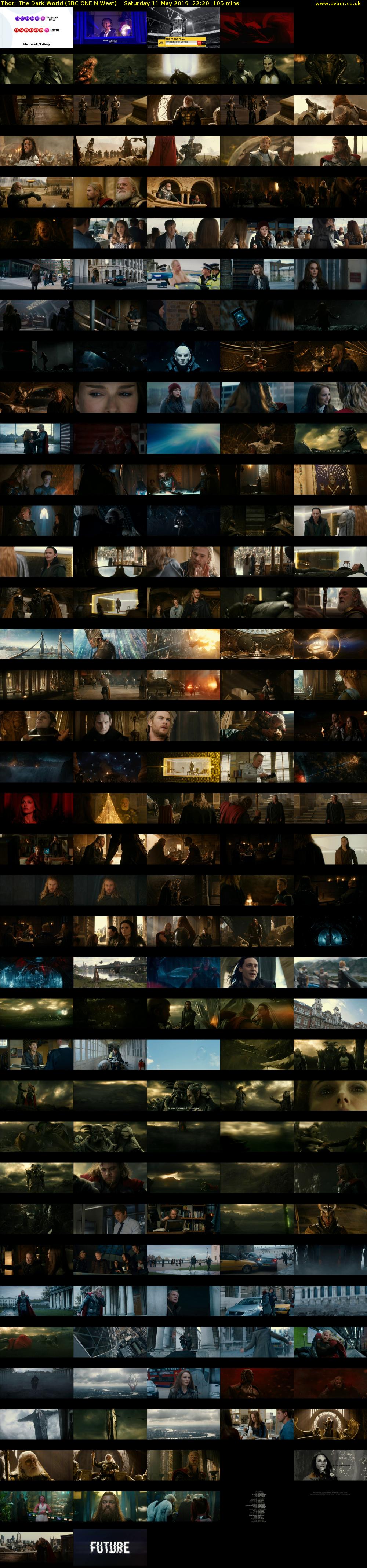 Thor: The Dark World (BBC ONE N West) Saturday 11 May 2019 22:20 - 00:05