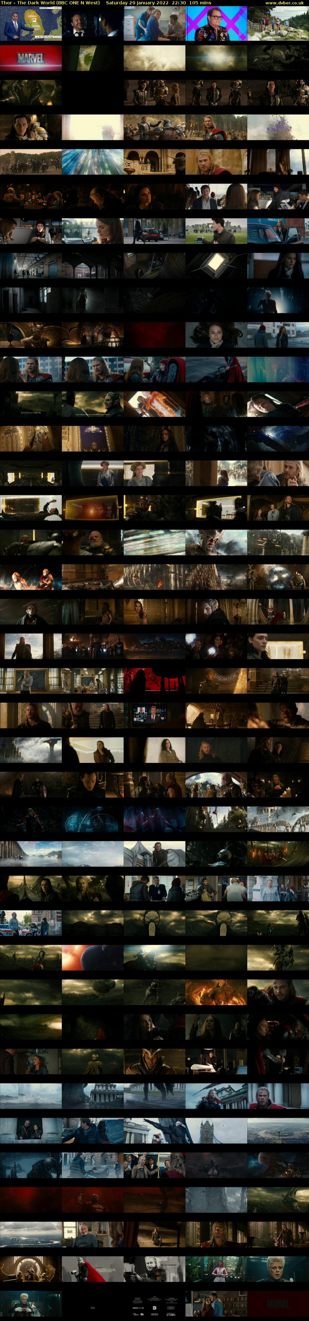 Thor - The Dark World (BBC ONE N West) Saturday 29 January 2022 22:30 - 00:15