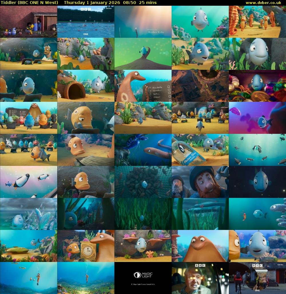 Tiddler (BBC ONE N West) Thursday 1 January 2026 08:50 - 09:15