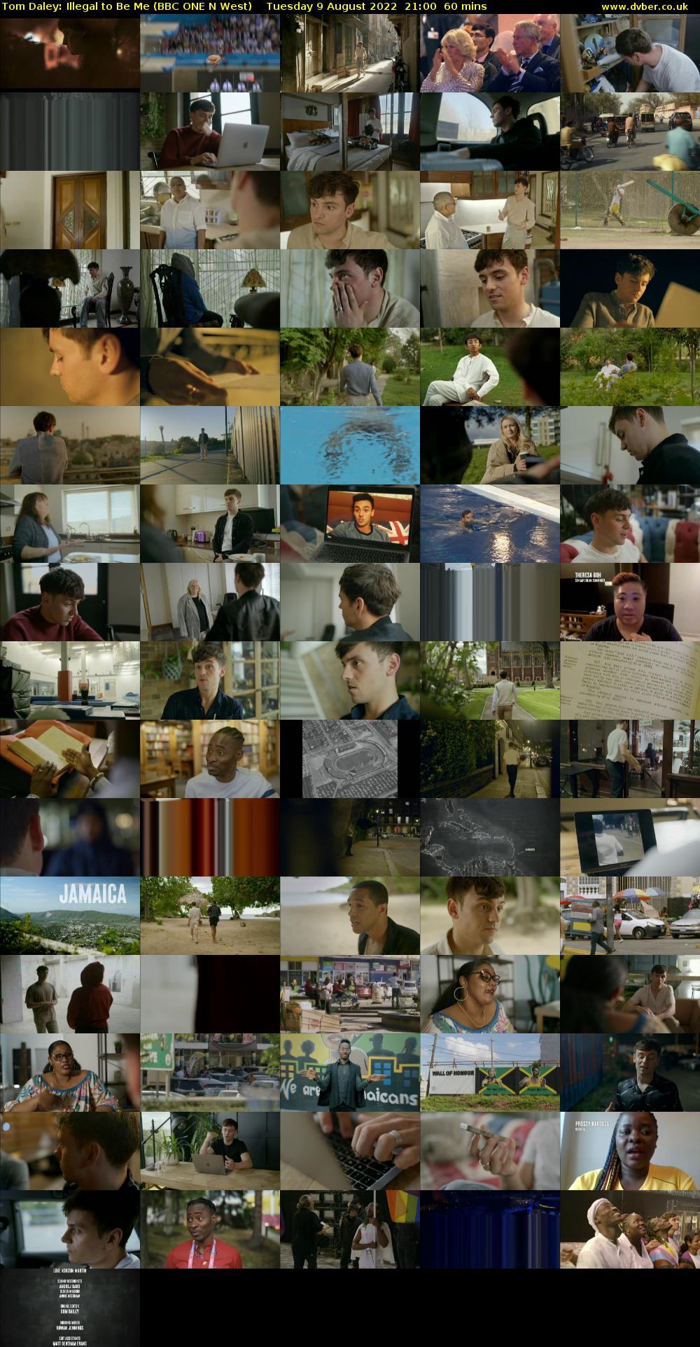 Tom Daley: Illegal to Be Me (BBC ONE N West) Tuesday 9 August 2022 21:00 - 22:00
